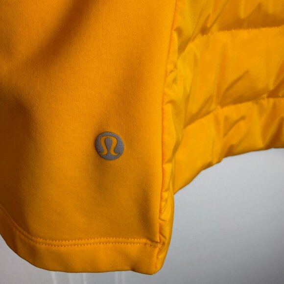 Lululemon Lightweight Quilted Puffer Vest – Marigold Yellow - Size 12 - Picture 6 of 8